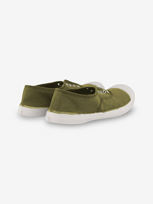 WOMAN ELLY TENNIS -  Khaki , Tennis & Shoes Bensimon
