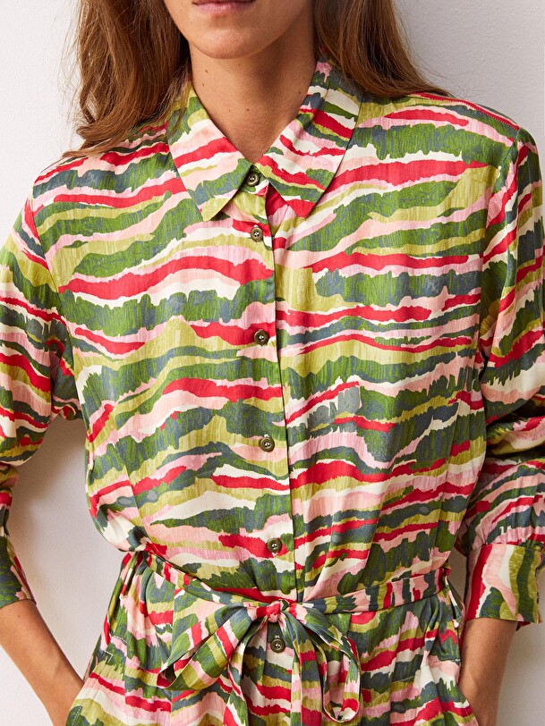 GLADYSA DRESS -  Panorama print , Ready-to-wear Bensimon
