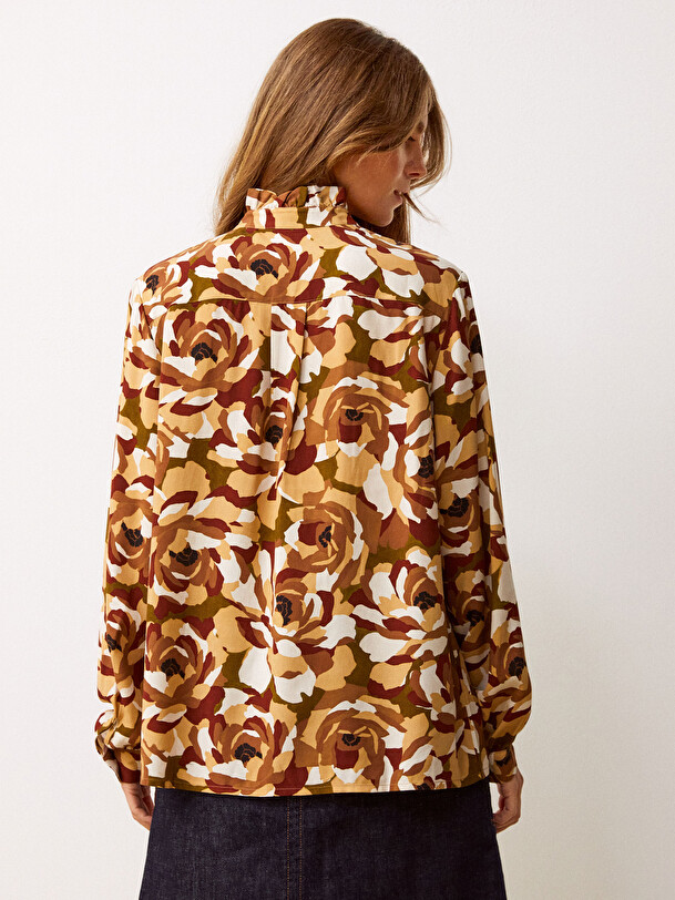 EMMELIE BLOUSE -  Fall flowers , Ready-to-wear Bensimon