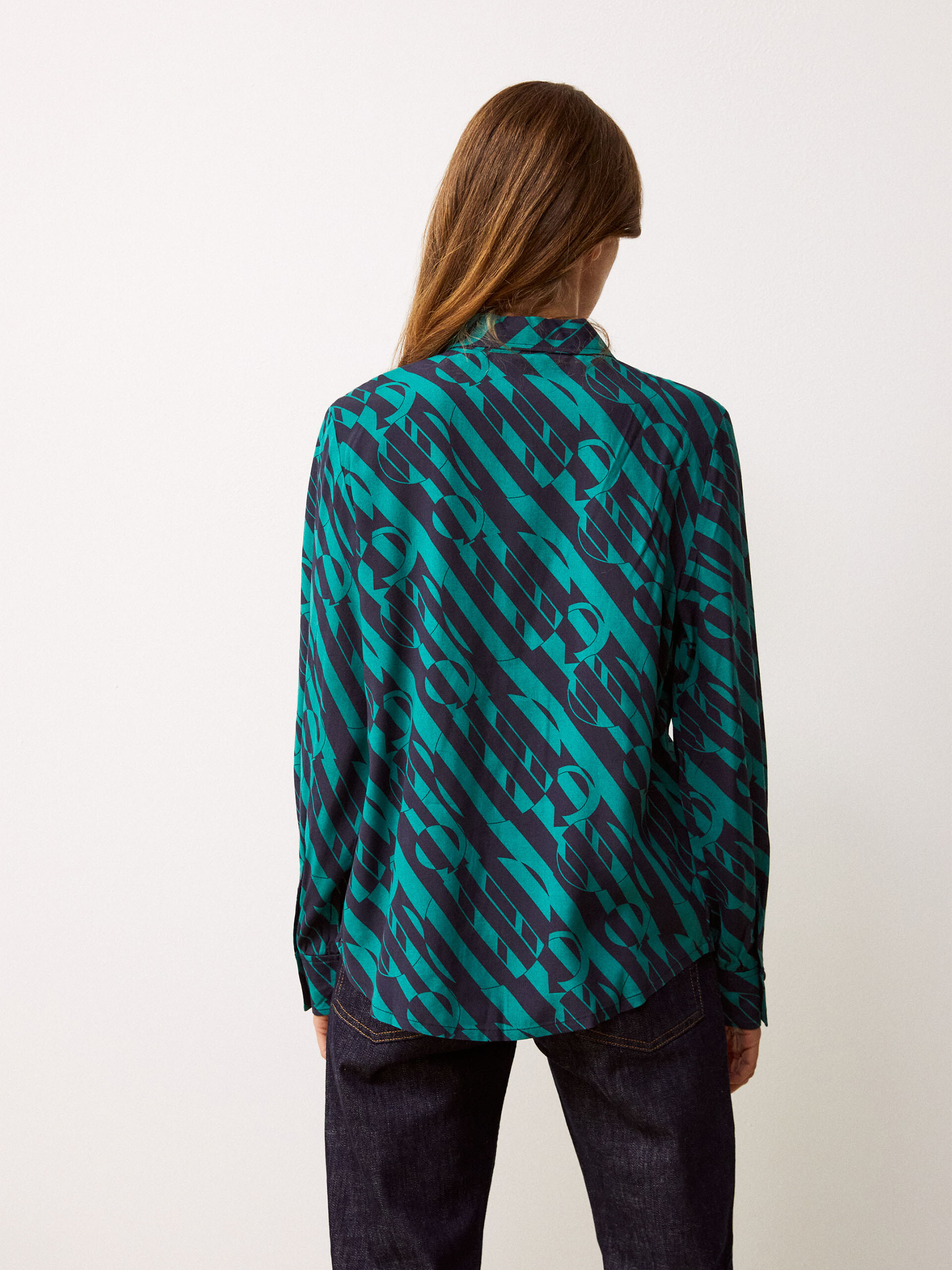 GUILENE SHIRT -  Gemetric print , Ready-to-wear Bensimon