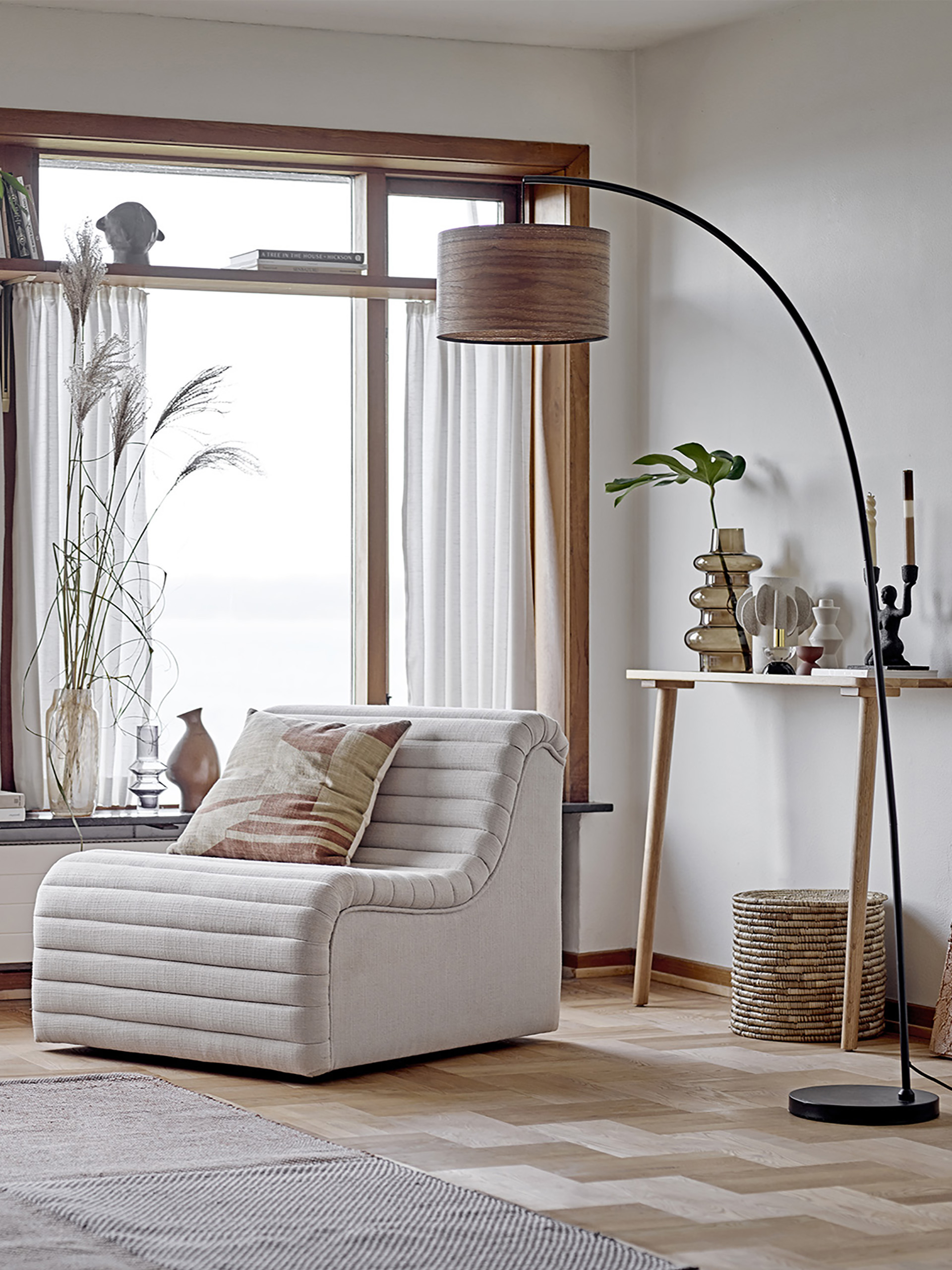 GEO NATURE CUSHION 45X45 -  Natural , Home design Bensimon