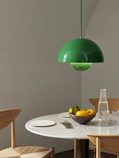 SUSPENSION VP7 D37 H27 BRIGHT GREEN M -  Vert vif , Home design Bensimon