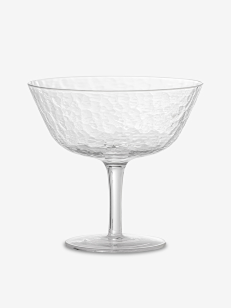 SET 4 HAMMERED CUPS -  Transparent , Home design Bensimon
