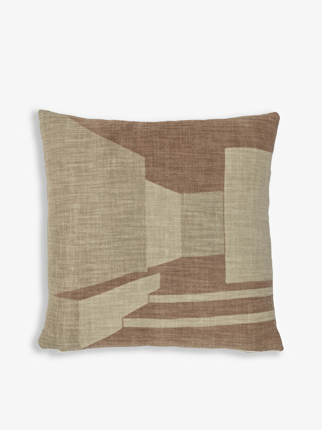 GEO NATURE CUSHION 45X45 -  Natural , Home design Bensimon