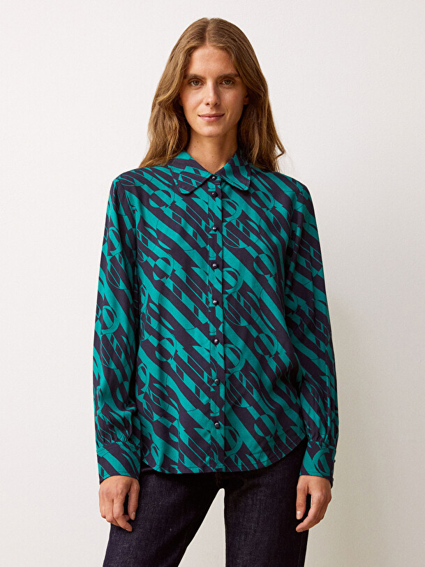 GUILENE SHIRT -  Gemetric print , Ready-to-wear Bensimon