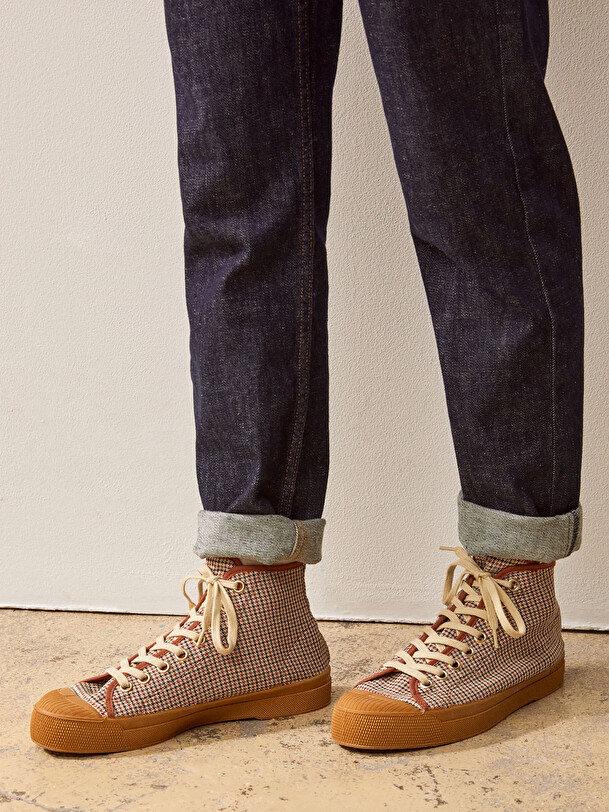 B79 STELLA FLEA FOOT PRINT -  Flea market pattern , Tennis & Shoes Bensimon