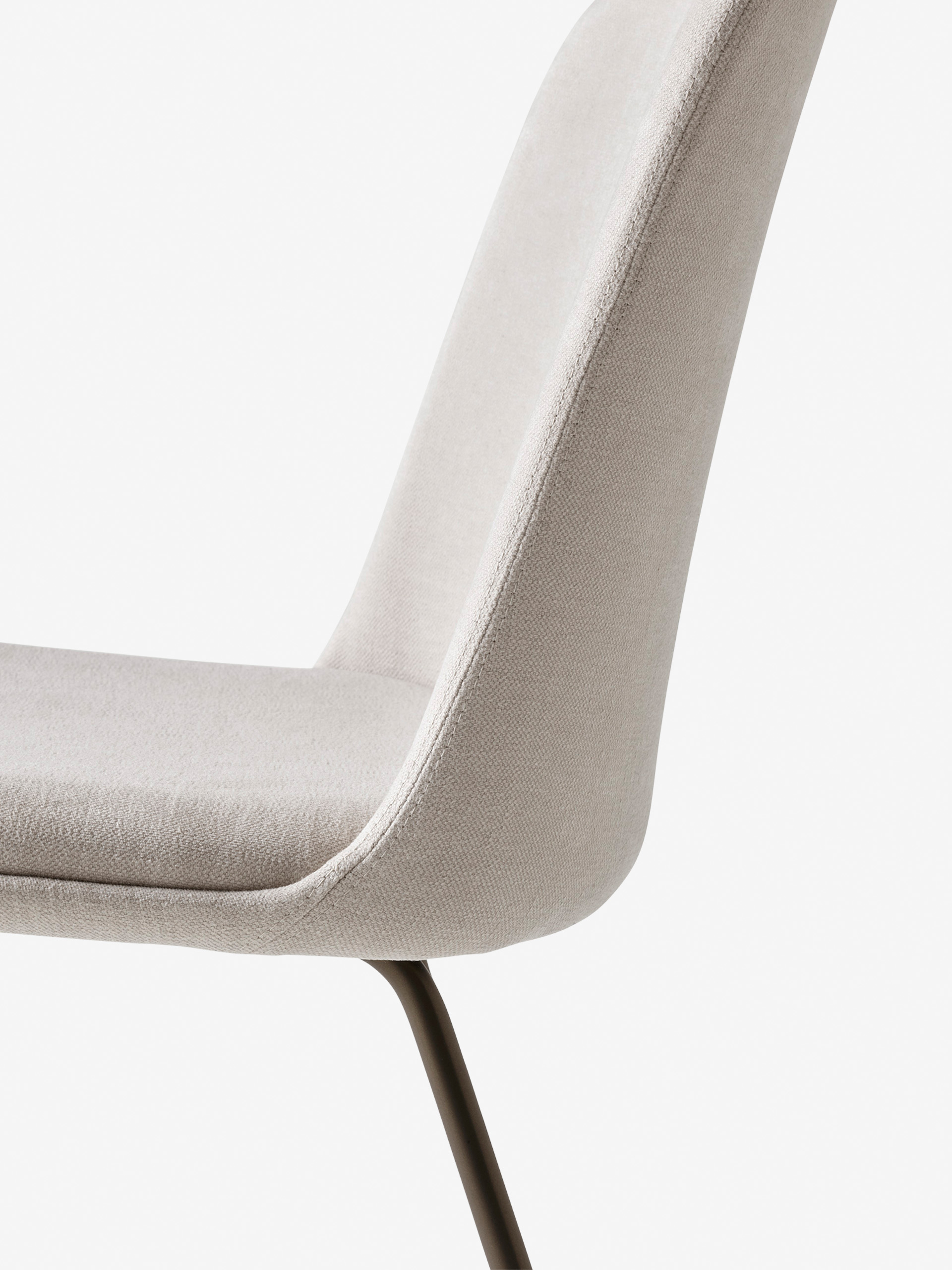 RELY ECRU FABRIC CHAIR BRONZE LEGS - Ecru , Home design Bensimon
