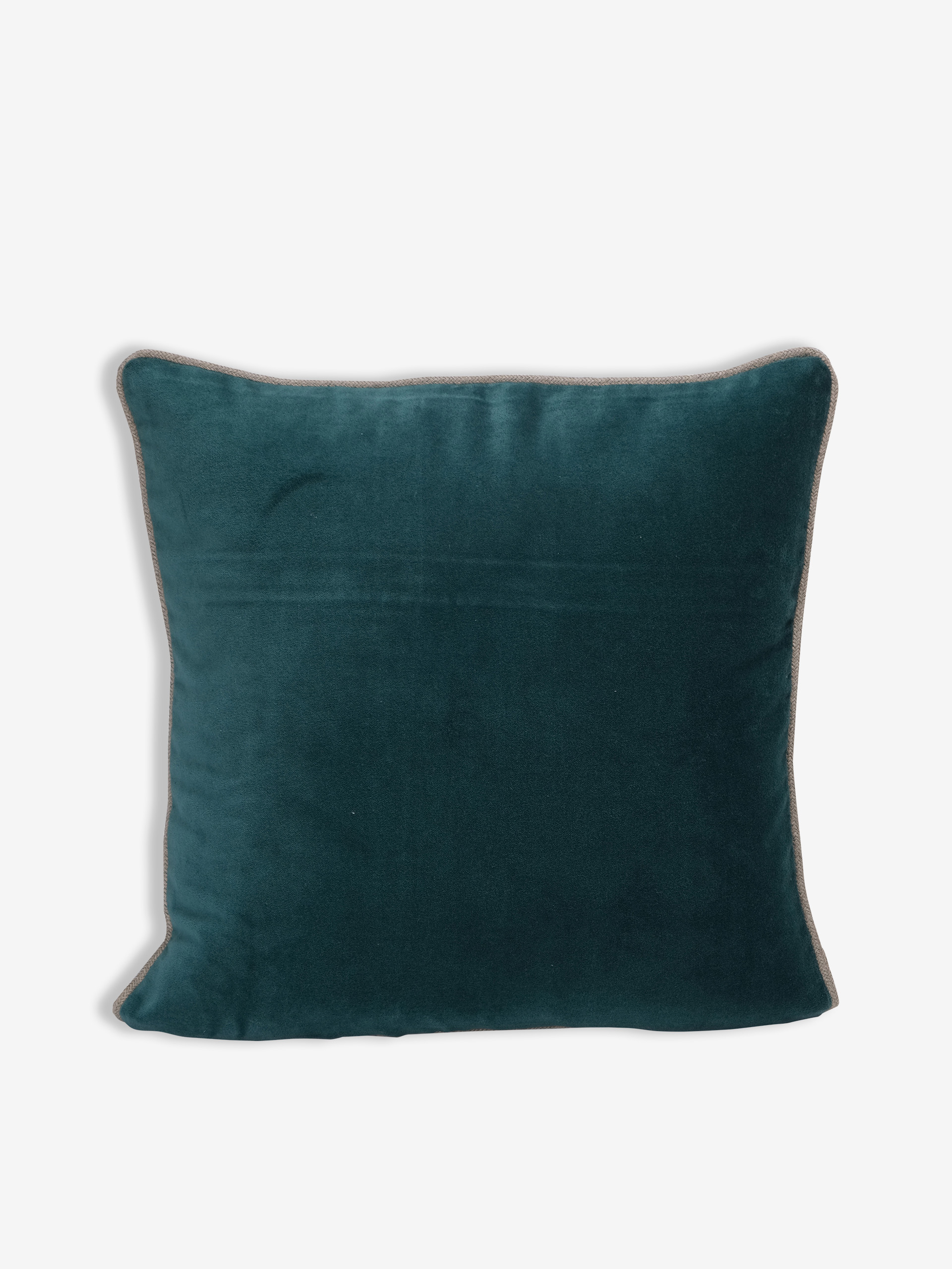COUSSIN VELOURS UNI PEACOCK 45X45 -  Peacok , Home design Bensimon