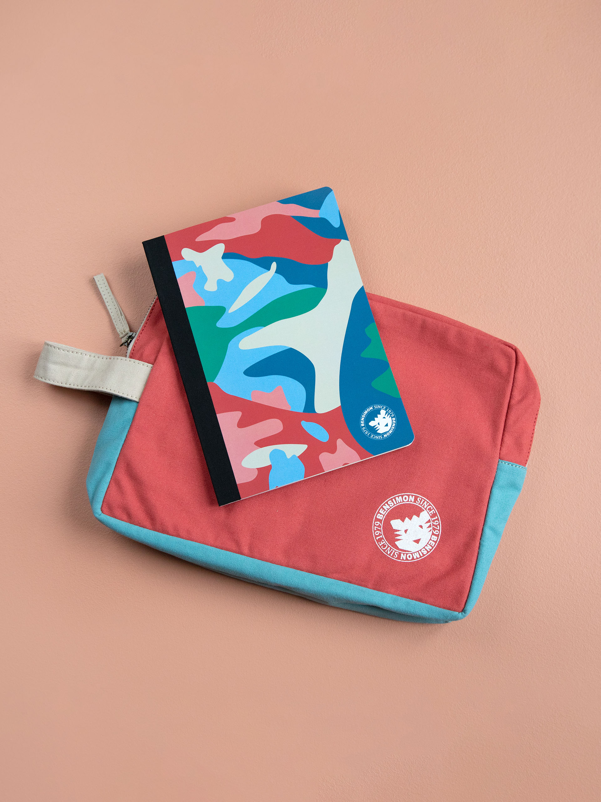 NEW UTILITARY POCKET PAPIER TIGRE -  Red , Bags & Luggage Bensimon