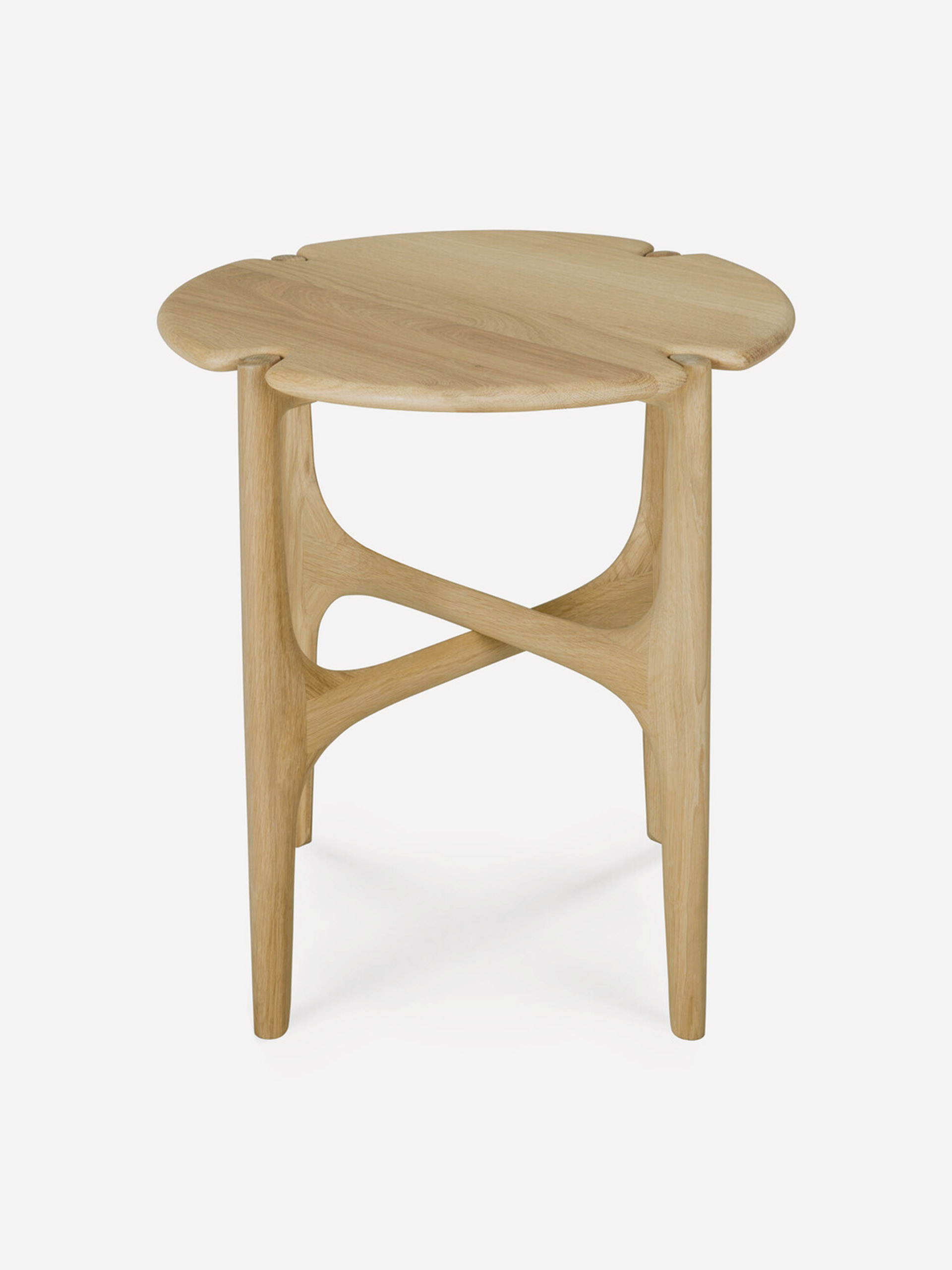 TABLE ACAJOU PI 47X47X50 - Mahogany , Home design Bensimon