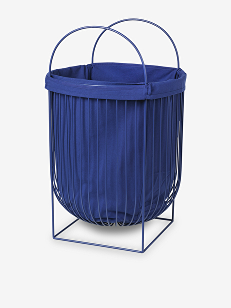 LAUNDRY BASKET BAG REMOVABLE BLUE 21X30X42 -  Blue , Home design Bensimon