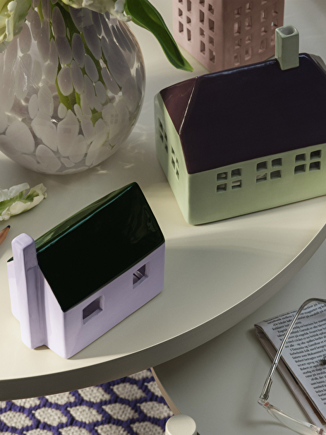HOUSE LIGHT AUBERGINE GREEN -  Aubergine , Home design Bensimon
