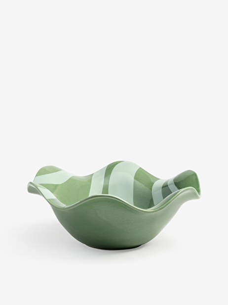 BOWL WAVE GREEN M -  Green , Home design Bensimon