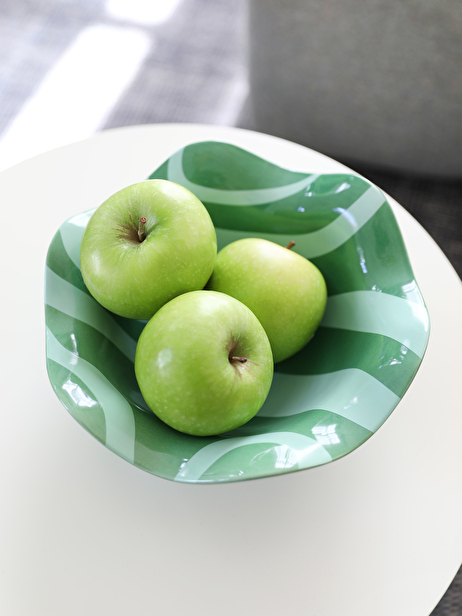 BOWL WAVE GREEN M -  Green , Home design Bensimon