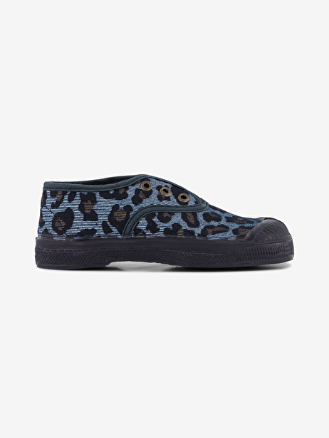 KIDS SHINY LEO TENNIS -  Denim leo , Tennis & Shoes Bensimon