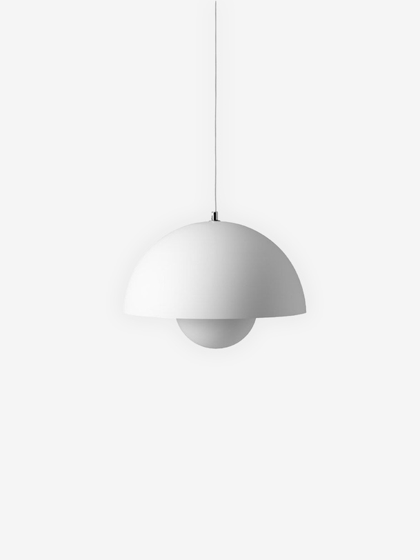 SUSPENSION FLOWERPOT VP7 - &TRADITION - White , Home design Bensimon