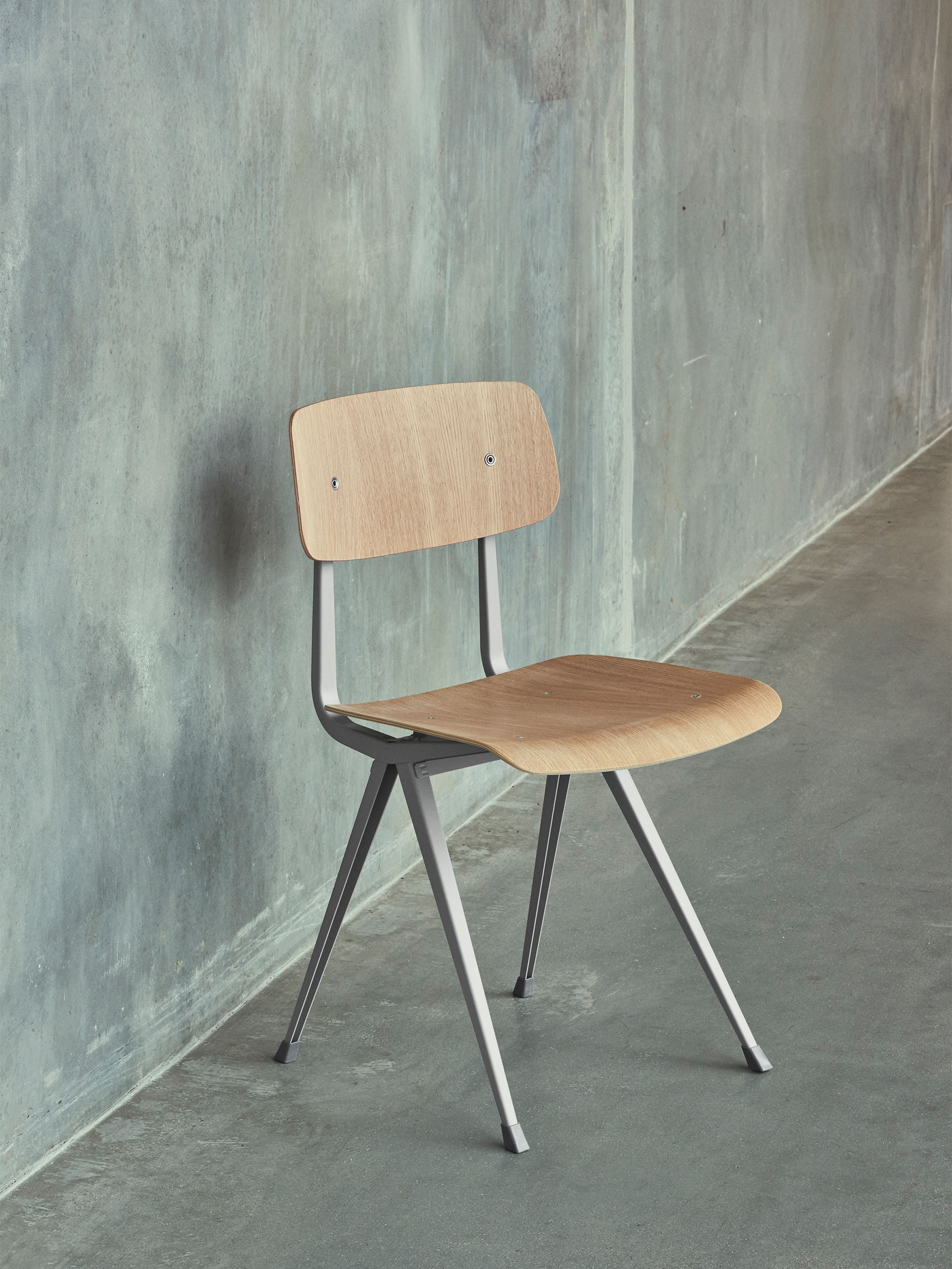 RESULT LIGHT OAK CHAIR BEIGE LEGS -  Light oak , Home design Bensimon