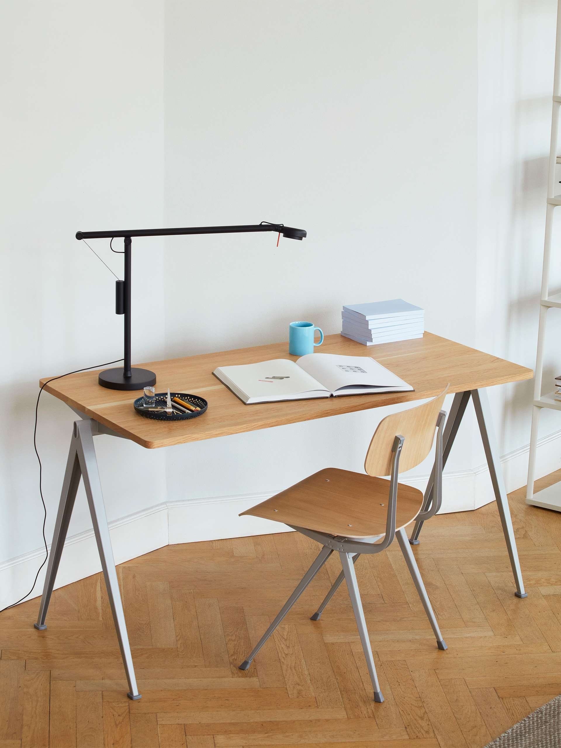 RESULT LIGHT OAK CHAIR BEIGE LEGS -  Light oak , Home design Bensimon
