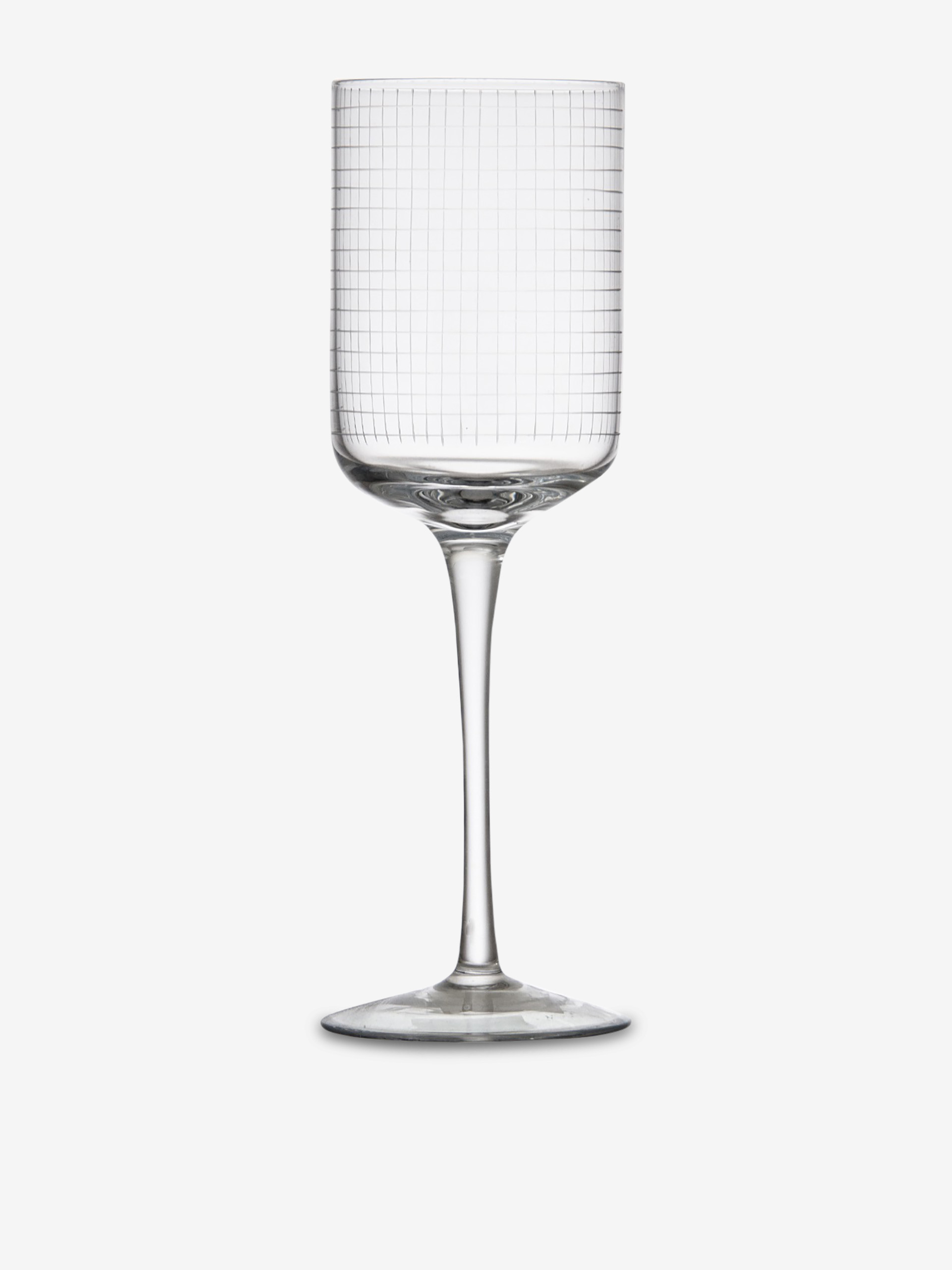 SET OF 4 WINE GLASSES - Transparent , Home design Bensimon
