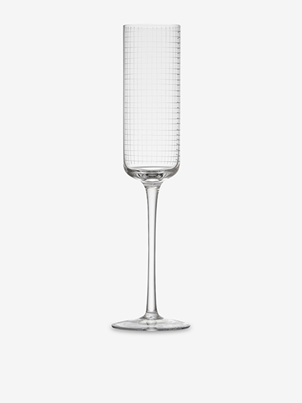 SET OF 4 CHAMPGNE FLUTES - Transparent , Home design Bensimon