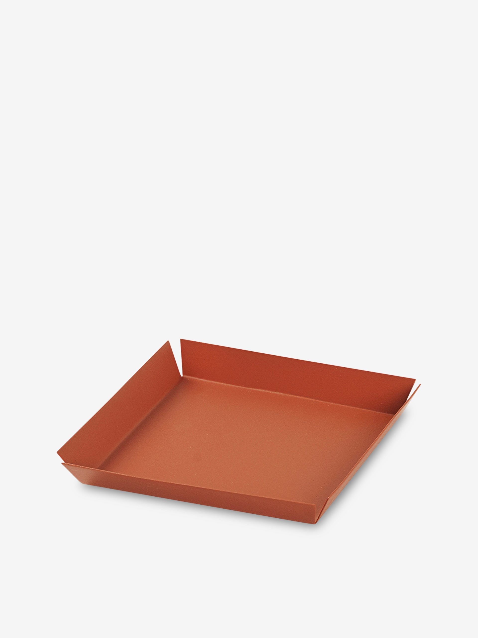 MINI ORANGE SQUARE TRAY -  Orange , Home design Bensimon