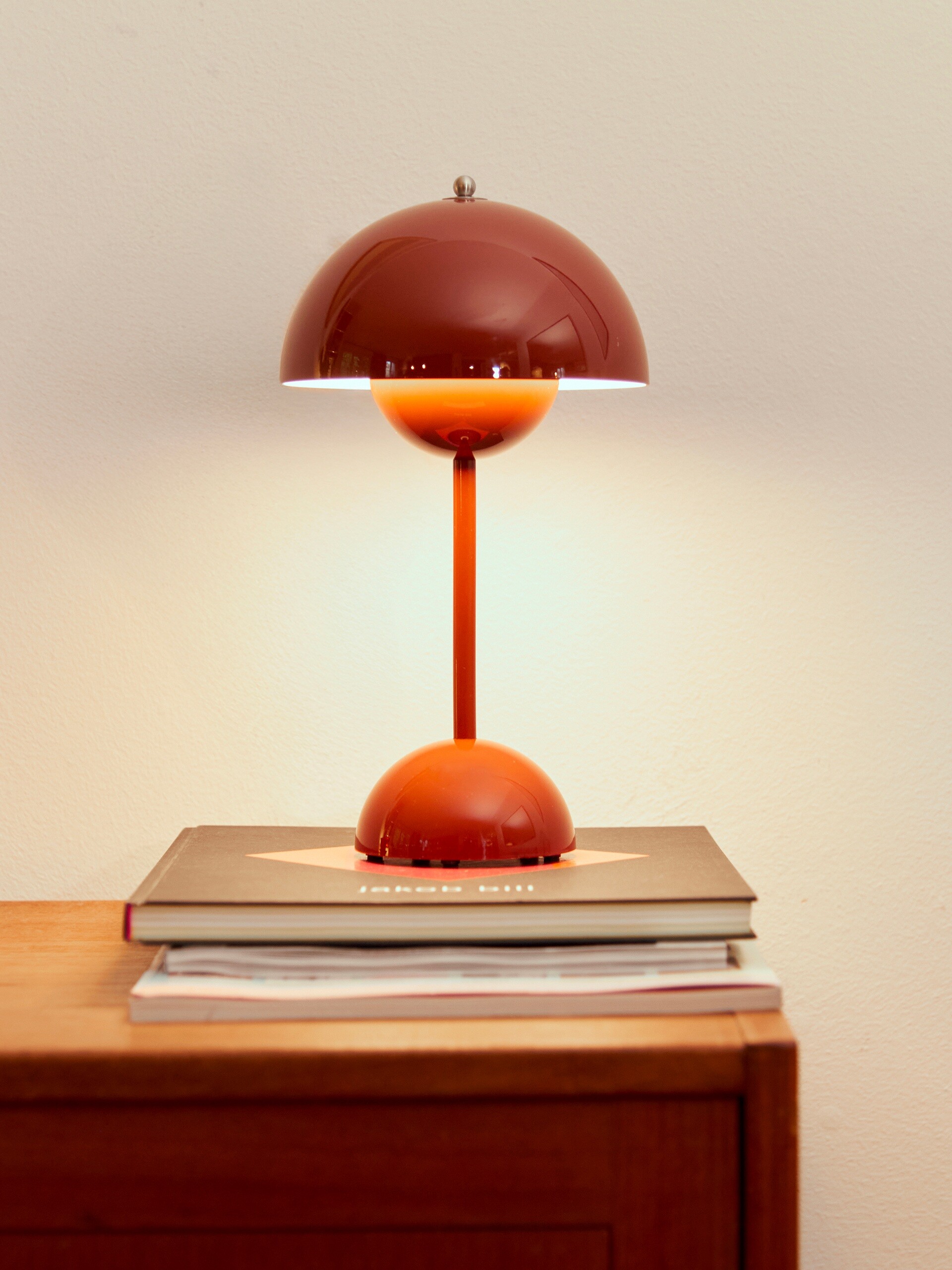 VERMILLON FLOWERPOT NOMAD LAMP -  Ebene , Home design Bensimon