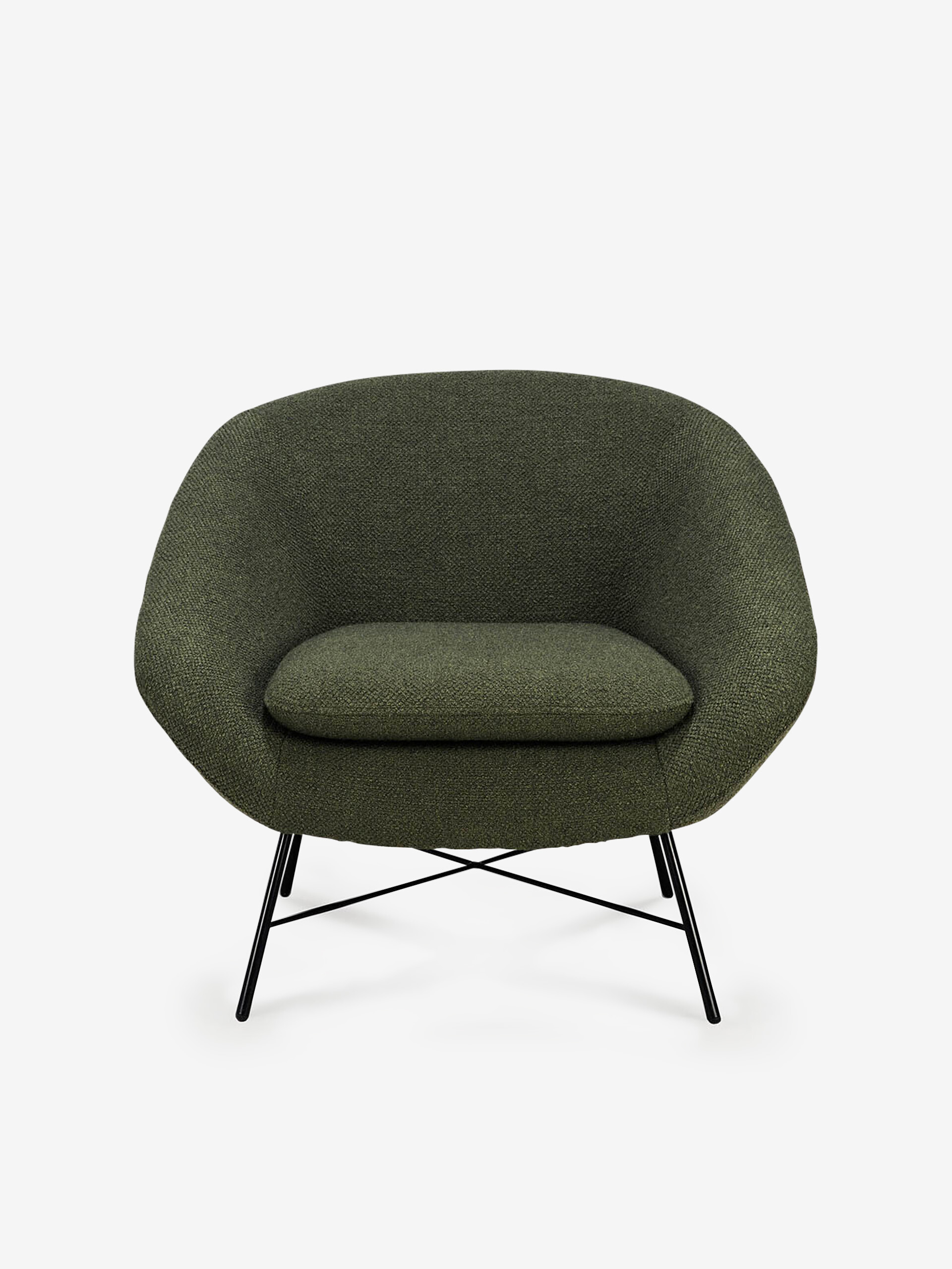 FAUTEUIL BARROW JACQUE DENEEF - ETHNICRAFT -  Green , Home design Bensimon