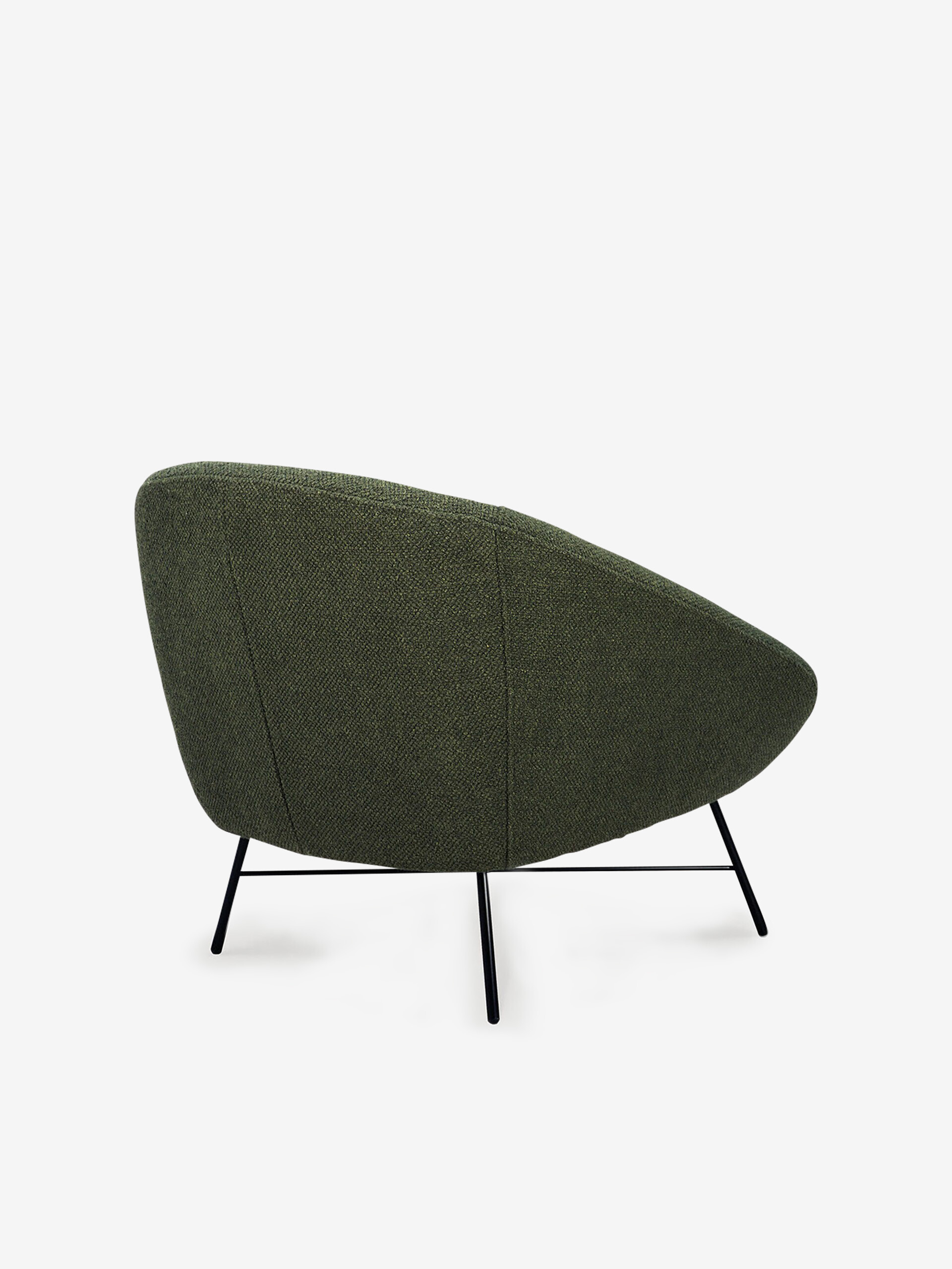 FAUTEUIL BARROW JACQUE DENEEF - ETHNICRAFT -  Green , Home design Bensimon