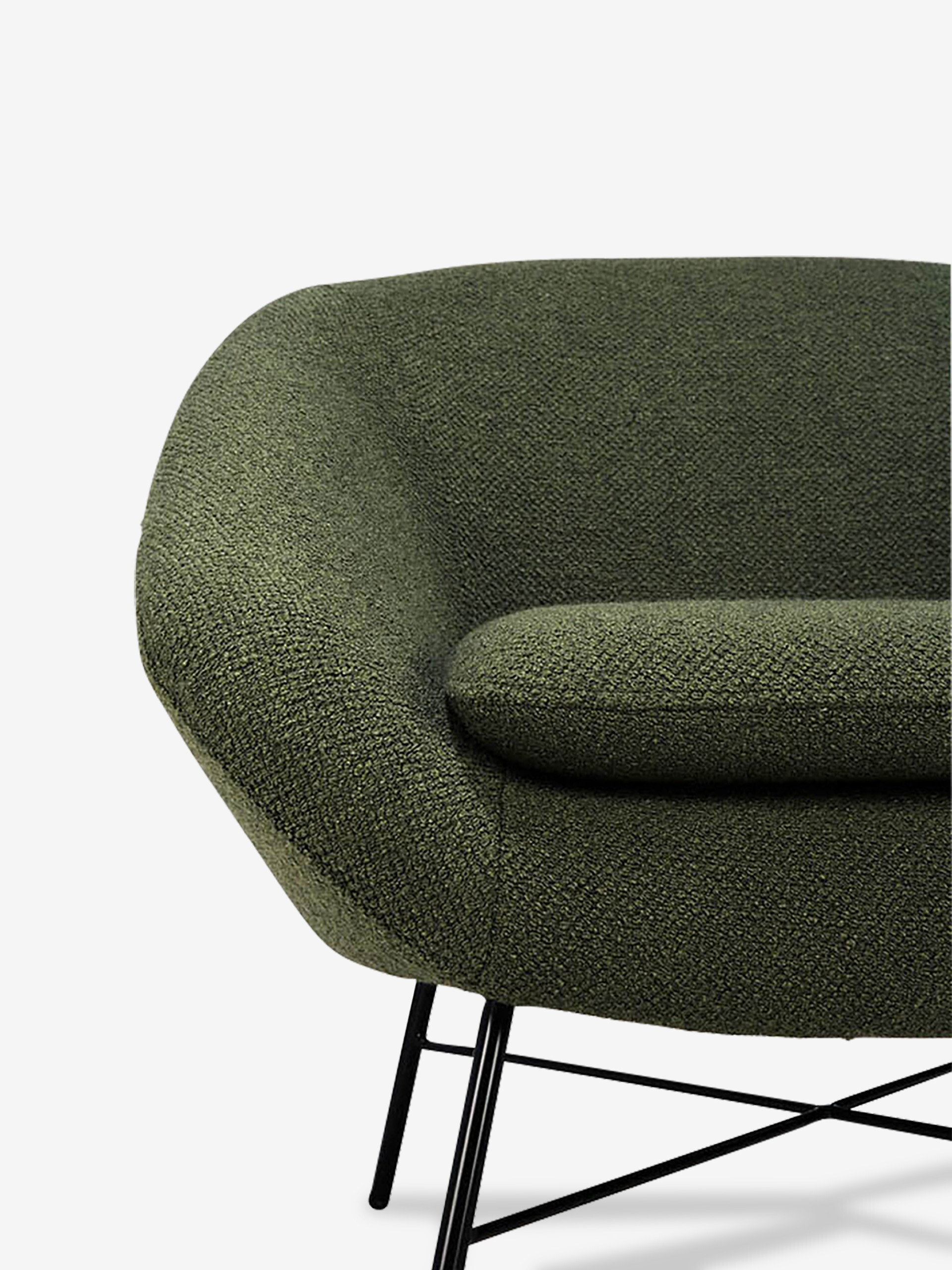 FAUTEUIL BARROW JACQUE DENEEF - ETHNICRAFT -  Green , Home design Bensimon