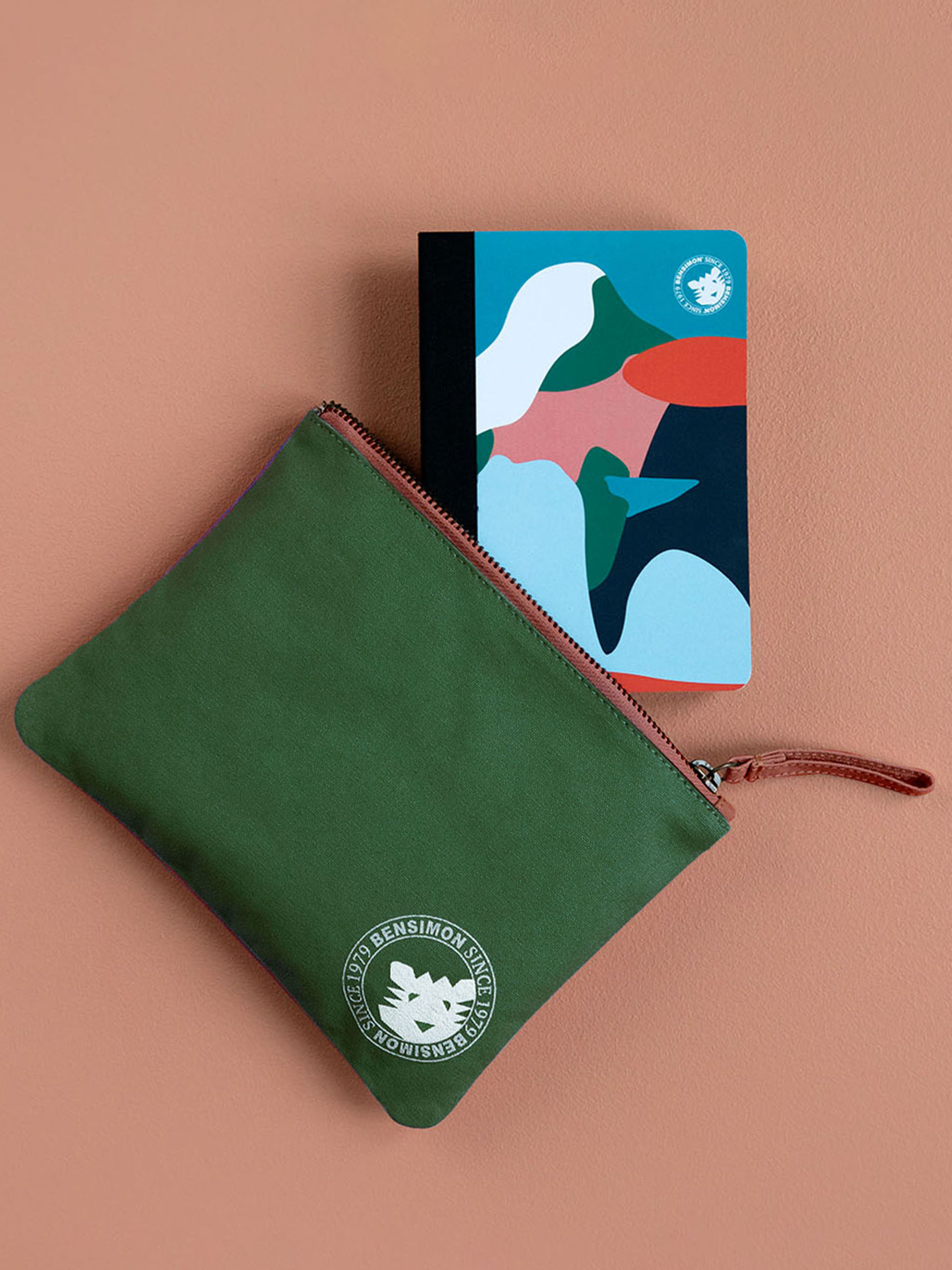 ZIPPED POCKET PAPIER TIGRE -  Marine , Bags & Luggage Bensimon