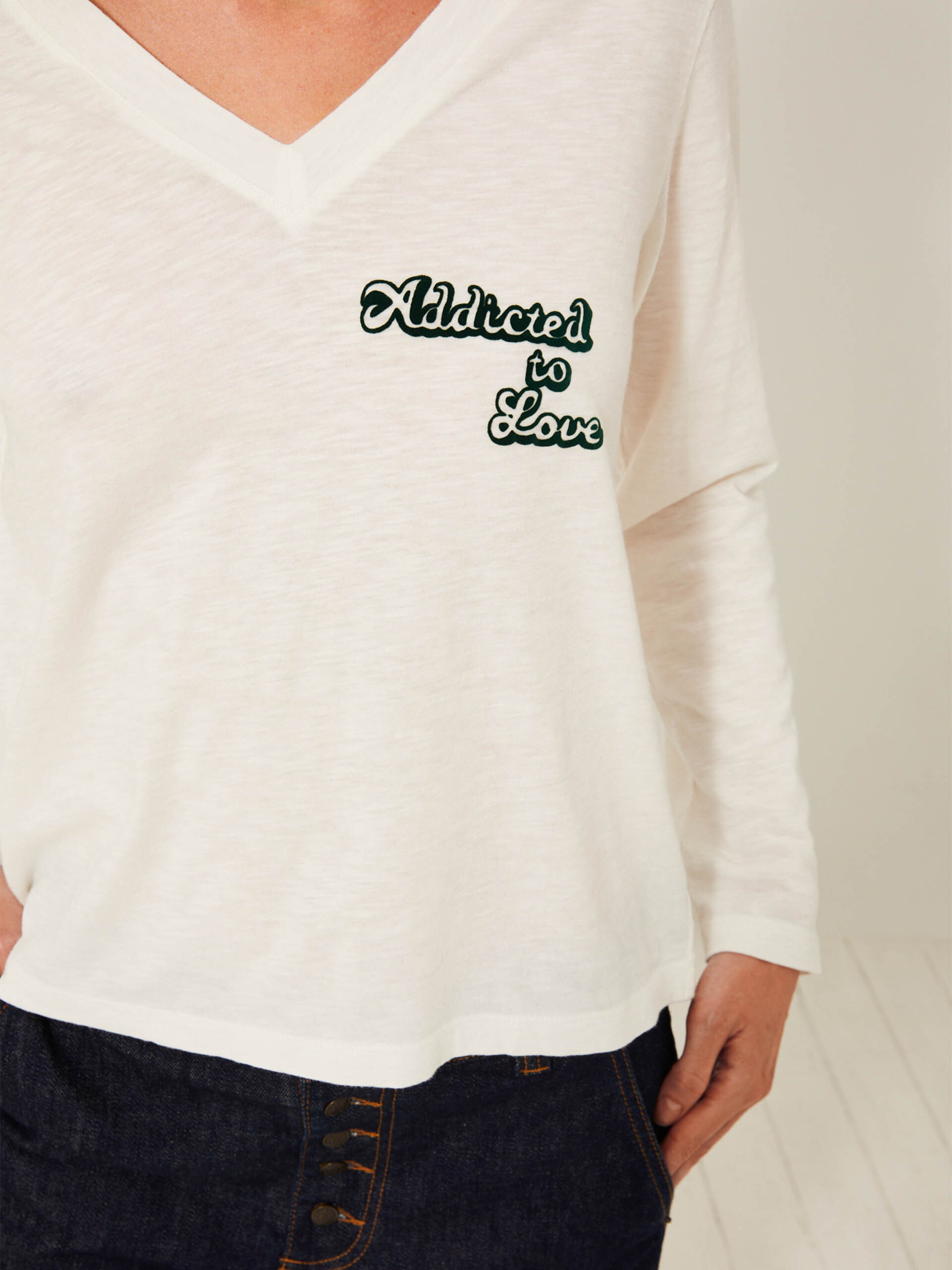 KARRY T-SHIRT -  Ecru , Ready-to-wear Bensimon