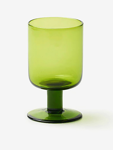 GREEN WINE GLASS -  Green , Home design Bensimon