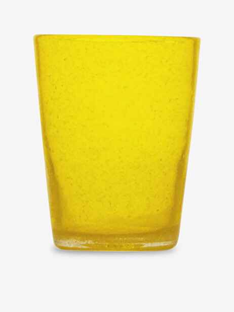 YELLOW BUBBLE GLASS -  Yellow , Home design Bensimon