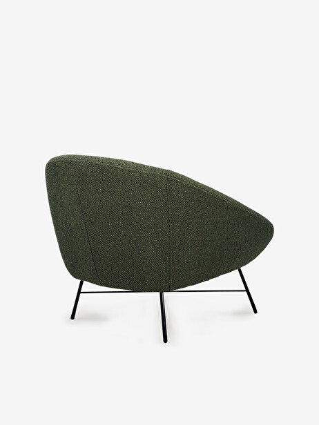 FAUTEUIL BARROW JACQUE DENEEF - ETHNICRAFT -  Green , Home design Bensimon