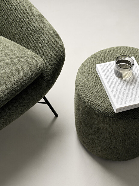 FAUTEUIL BARROW JACQUE DENEEF - ETHNICRAFT -  Green , Home design Bensimon