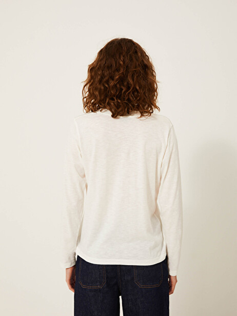 KARRY T-SHIRT -  Ecru , Ready-to-wear Bensimon