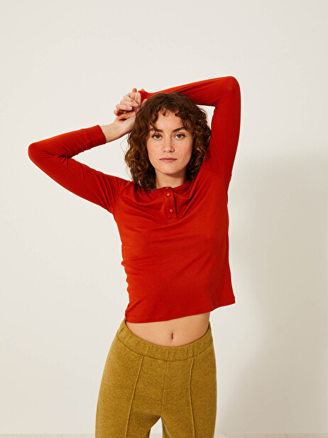 KANELLE T-SHIRT -  Paprika , Ready-to-wear Bensimon