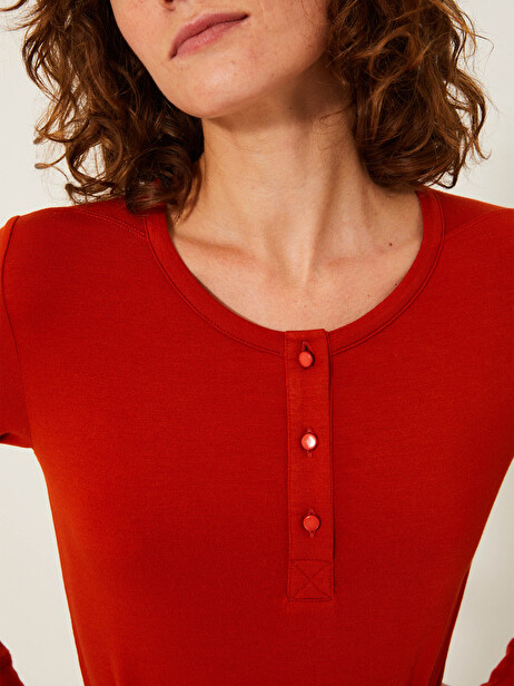 KANELLE T-SHIRT -  Paprika , Ready-to-wear Bensimon