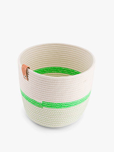 POT COTTON MACHE DEEP BLUE -  Pink earth , Home design Bensimon
