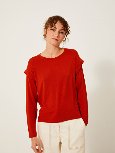 KALEB T-SHIRT -  Paprika , Ready-to-wear Bensimon