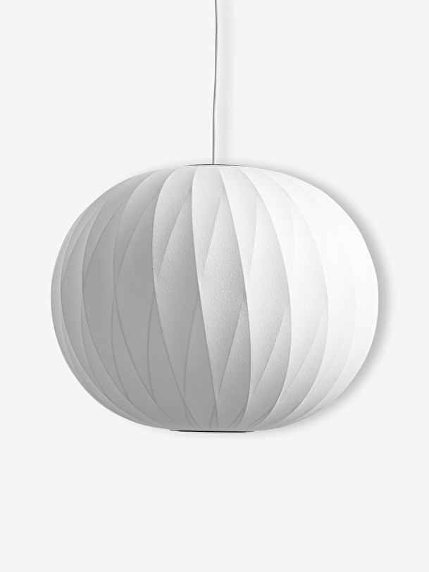 SUSPENSION BOULE CRISS CROSS M -  White , Home design Bensimon