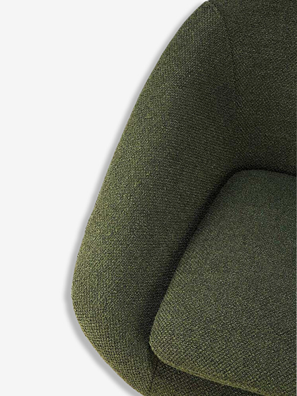 FAUTEUIL BARROW JACQUE DENEEF - ETHNICRAFT -  Green , Home design Bensimon