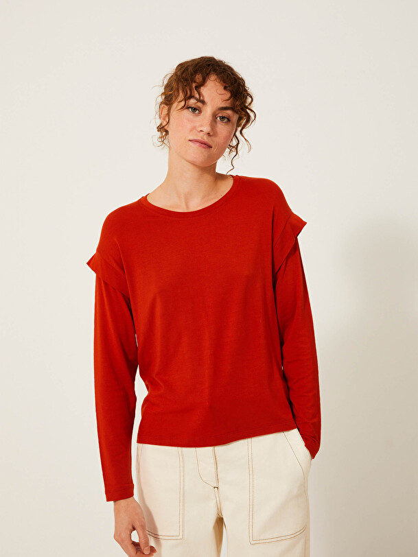 KALEB T-SHIRT -  Paprika , Ready-to-wear Bensimon