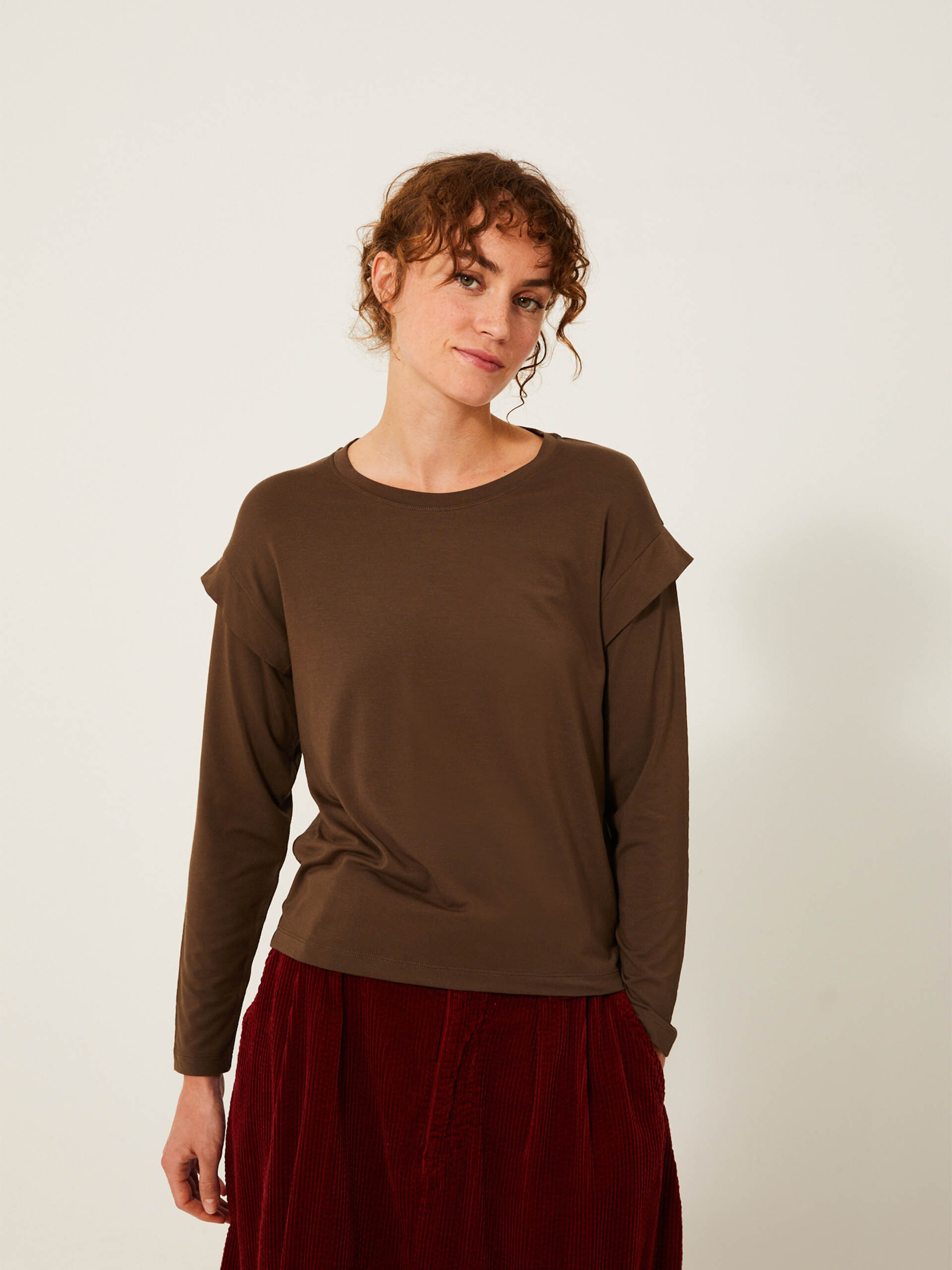 KALEB T-SHIRT -  Cachou , Ready-to-wear Bensimon