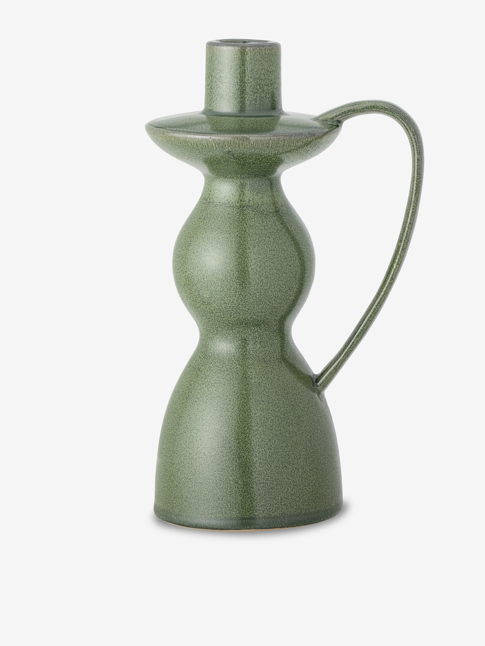 VINTAGE CANDLE HOLDER L - Green , Home design Bensimon