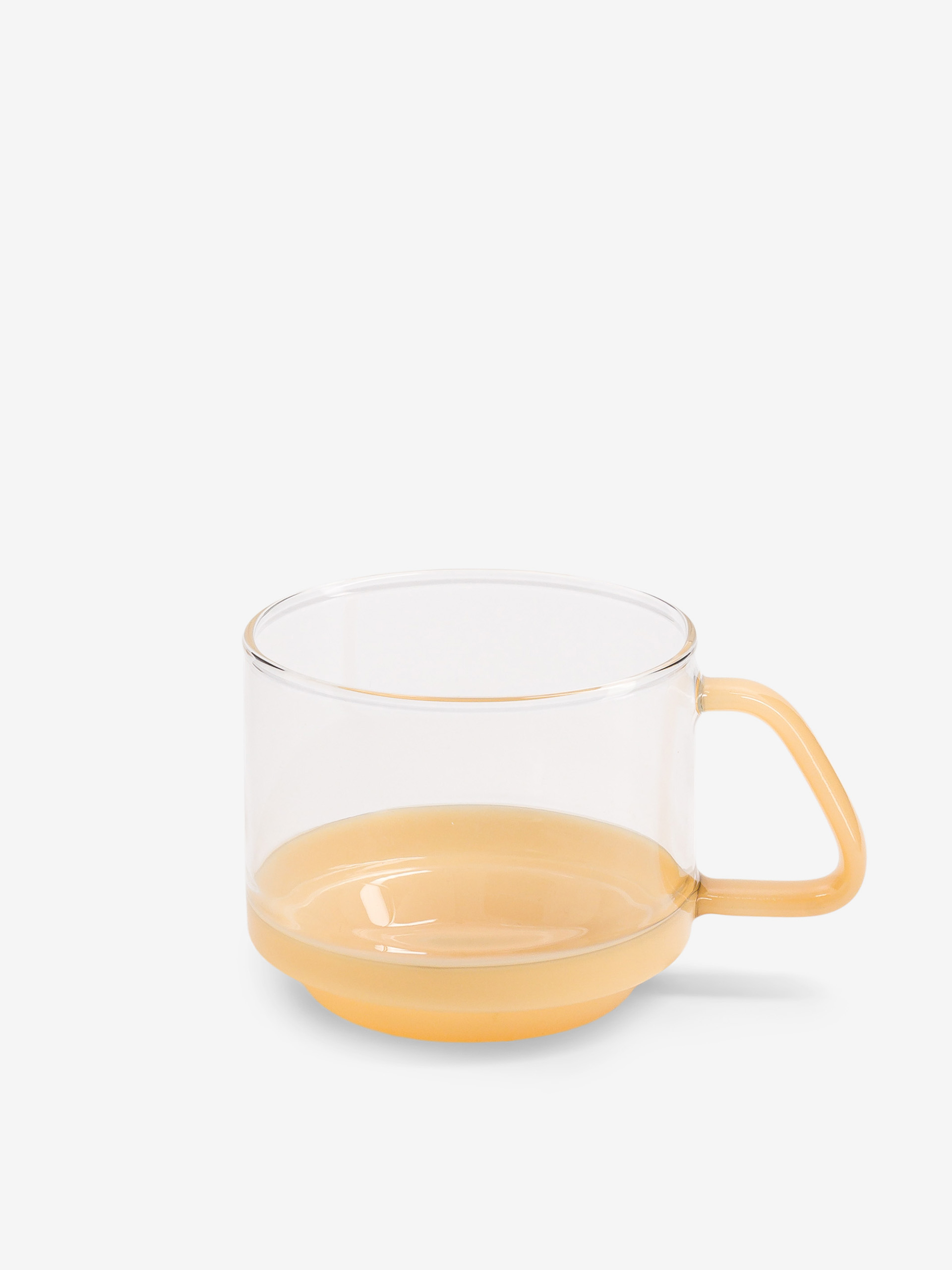 SET 2 MILKY YELLOW CUPS - Yellow , Home design Bensimon
