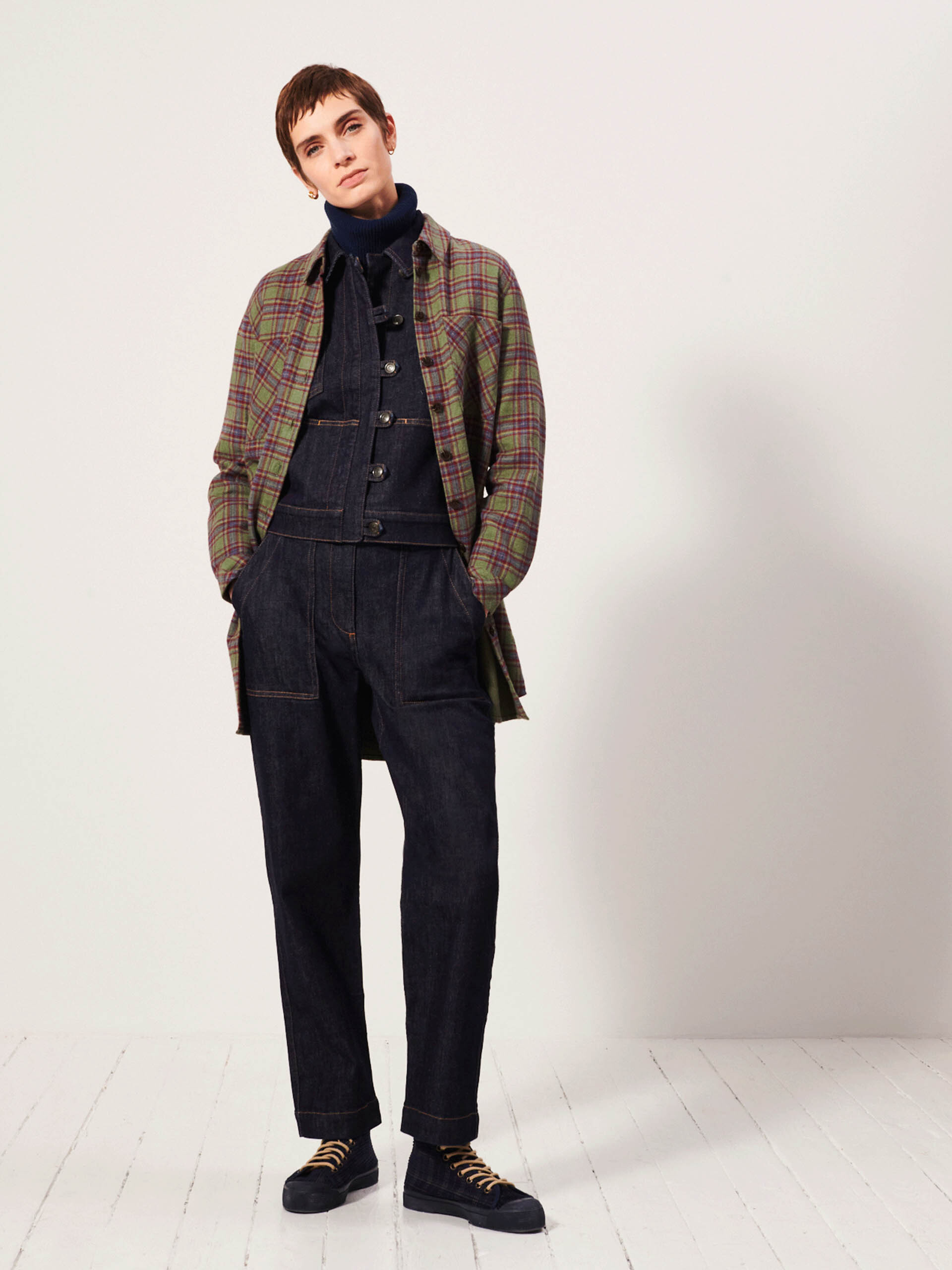 JUANITA SHIRT -  Winter checks , Ready-to-wear Bensimon