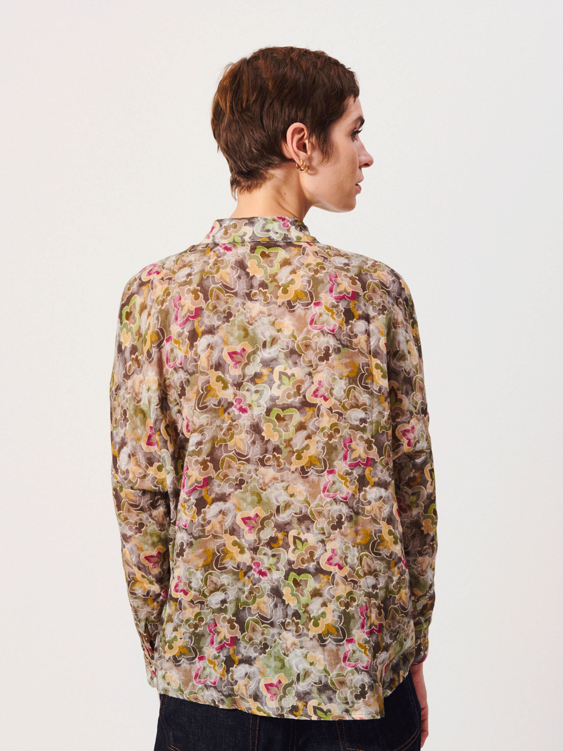 JANICE SHIRT -  Winter flower , Ready-to-wear Bensimon
