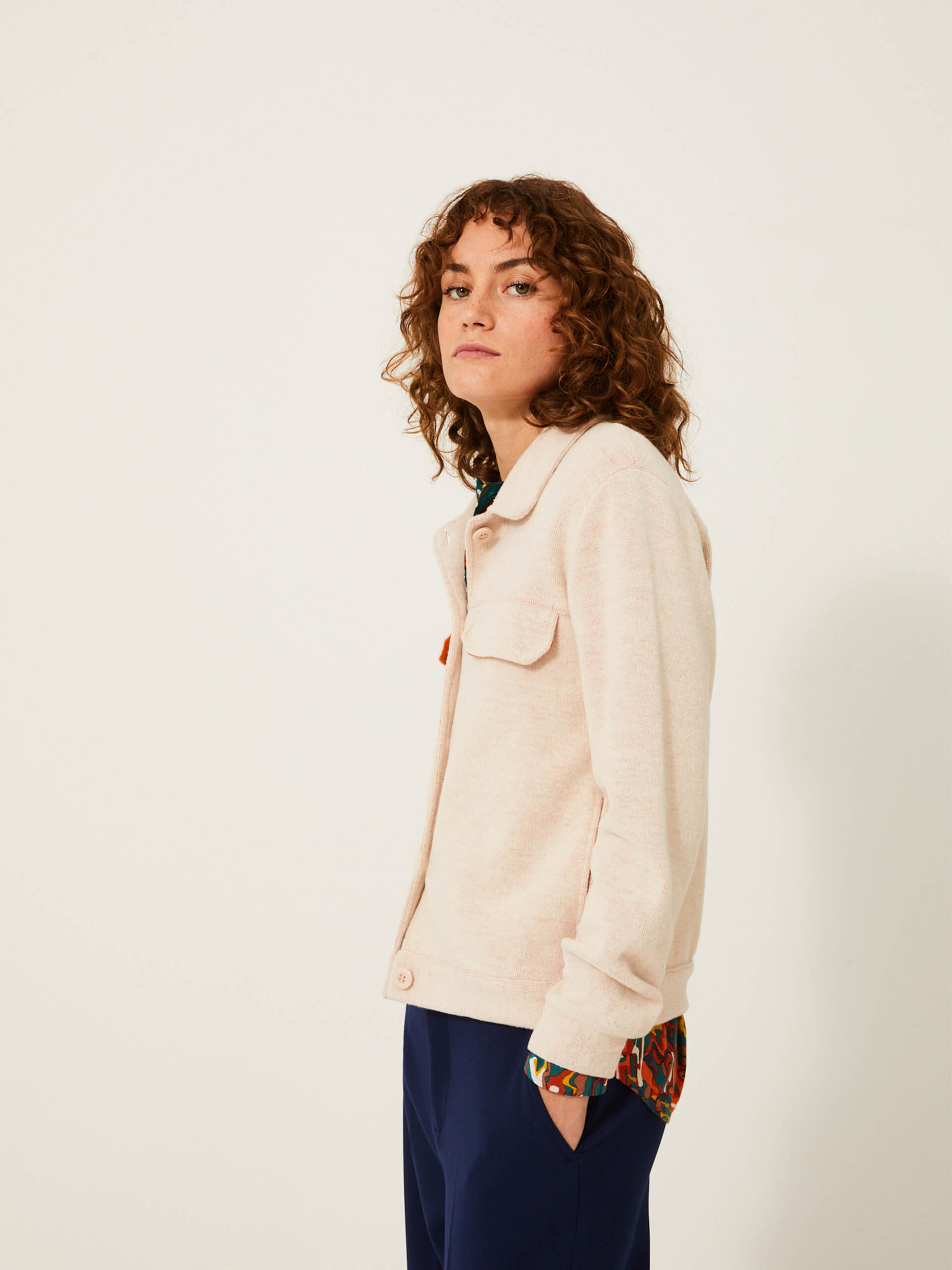 CELENA JACKET -  Ecru , Ready-to-wear Bensimon