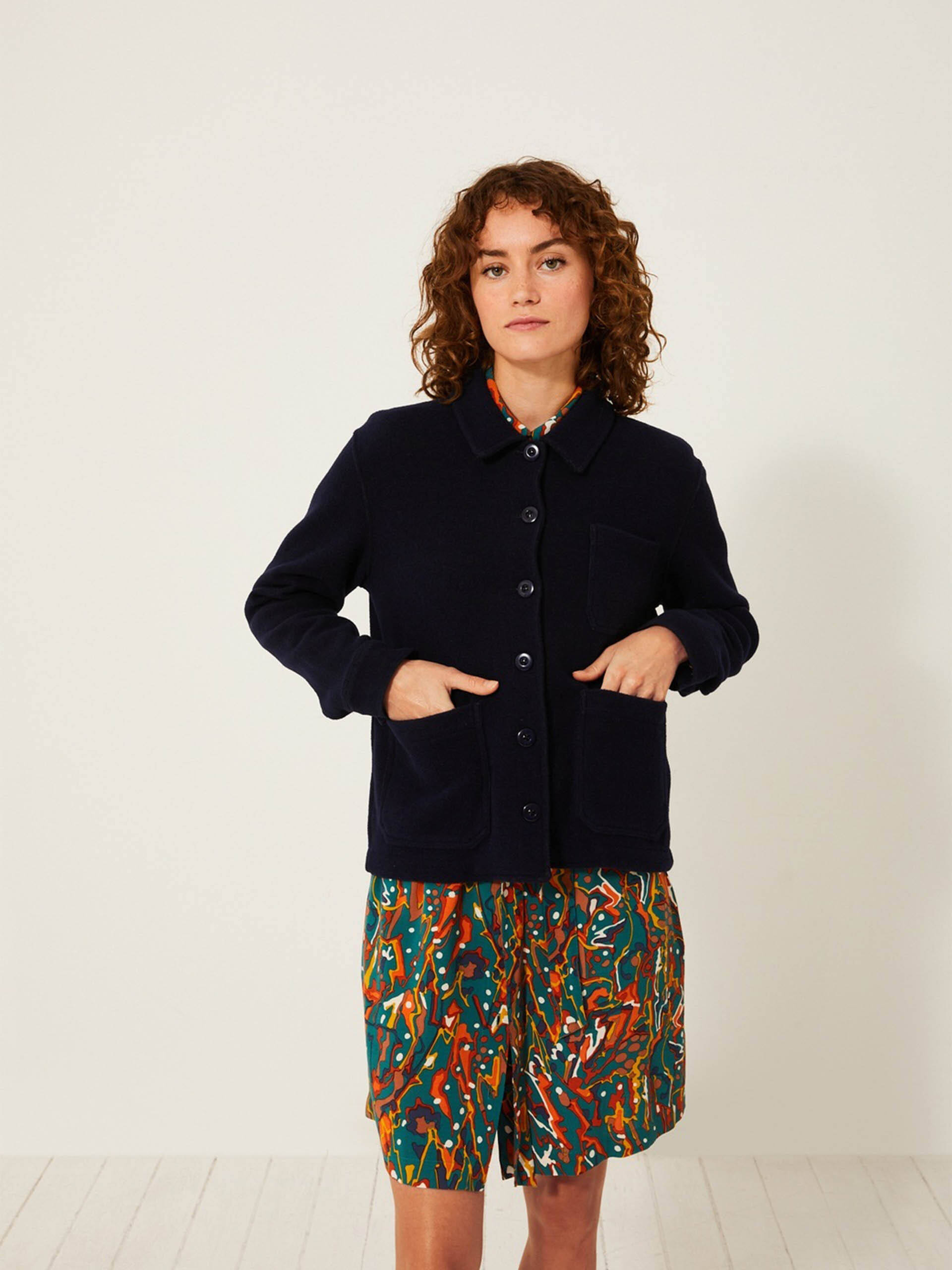 GOLTA JACKET -  Bleu nuit , Ready-to-wear Bensimon